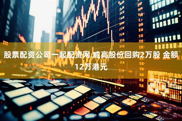 股票配资公司一起配资网 威高股份回购2万股 金额12万港元